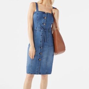 Pinafore Denim Dress
